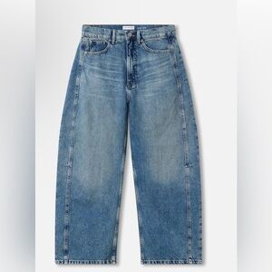 Good American Good Extreme Barrel Indigo Jeans